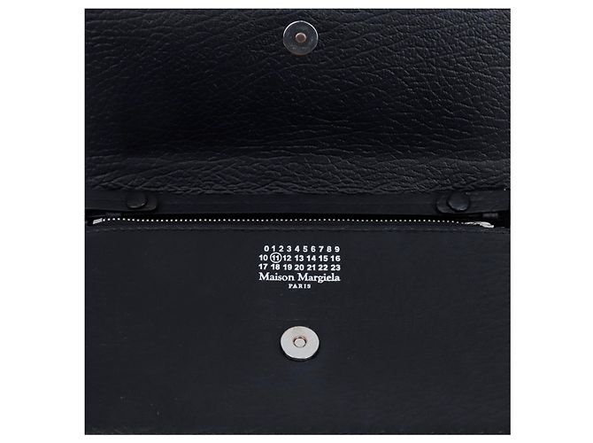 Maison Martin Margiela Portafoglio con catena e cuciture Nero - vista 10
