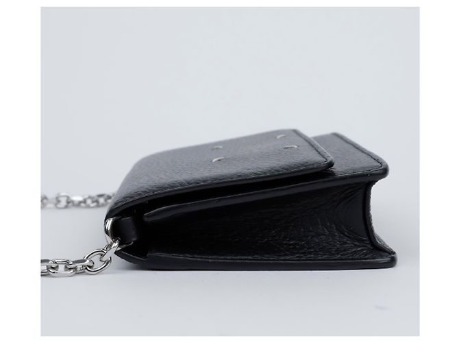 Maison Martin Margiela Portafoglio con catena e cuciture Nero - vista 4