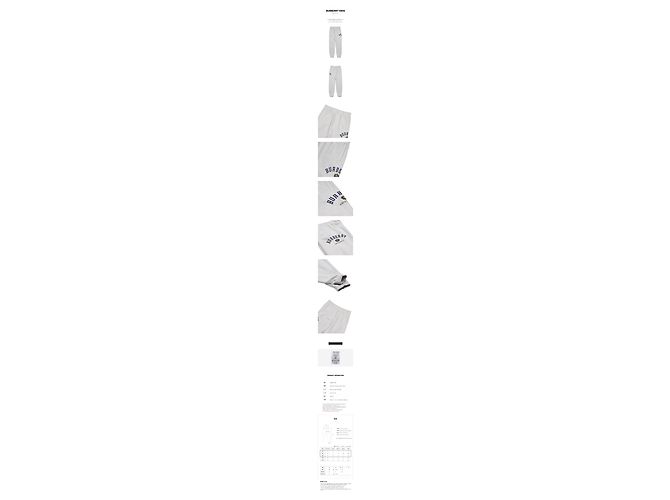 Burberry Pantaloni in cotone per bambina BONNY VARSITY Argento - vista 11