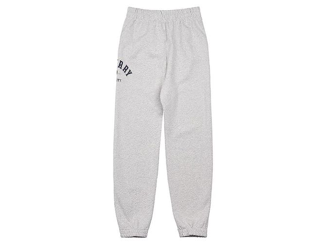 Burberry Pantaloni in cotone per bambina BONNY VARSITY Argento - vista 2