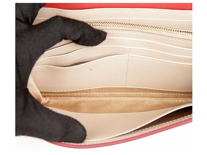 Salvatore Ferragamo Borsa a tracolla portafoglio Gancini Rossa Rosso - vista 12