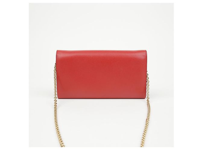 Salvatore Ferragamo Borsa a tracolla portafoglio Gancini Rossa Rosso - vista 5