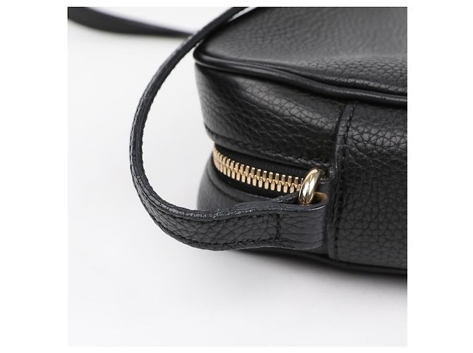 Gucci Borsa a tracolla in pelle Disco Soho Nero - vista 12