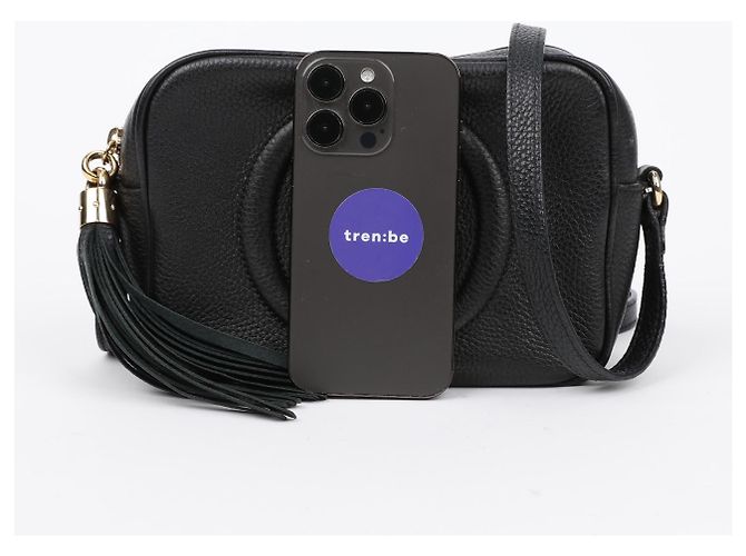 Gucci Borsa a tracolla in pelle Disco Soho Nero - vista 14