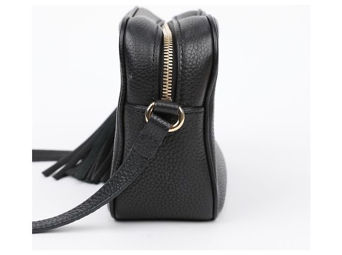 Gucci Borsa a tracolla in pelle Disco Soho Nero - vista 4