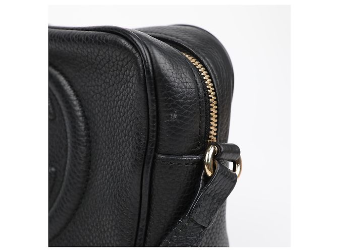 Gucci Borsa a tracolla in pelle Disco Soho Nero - vista 5
