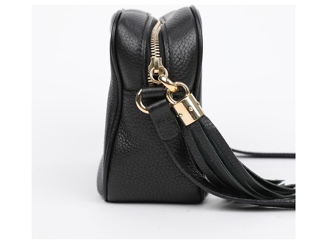 Gucci Borsa a tracolla in pelle Disco Soho Nero - vista 6