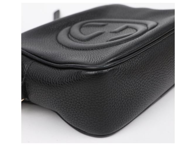Gucci Borsa a tracolla in pelle Disco Soho Nero - vista 8