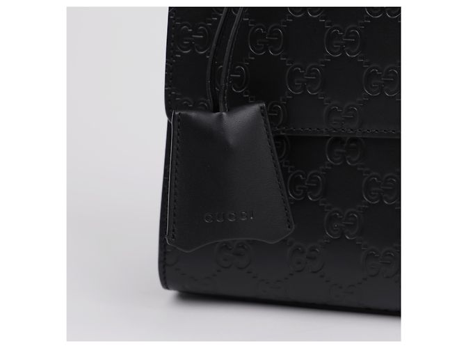Gucci Borsa a tracolla in pelle Padlock Medium Nera Nero - vista 4