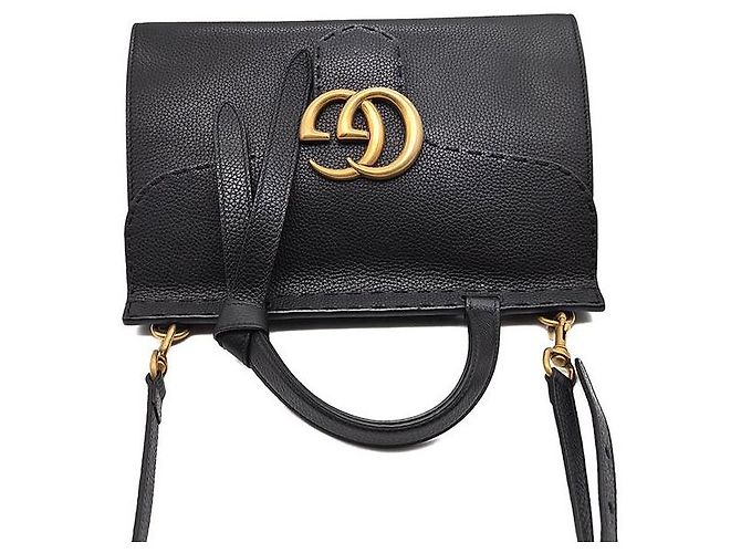 Gucci Borsa Tote e Borsa a Spalla Marmont Nero - vista 5