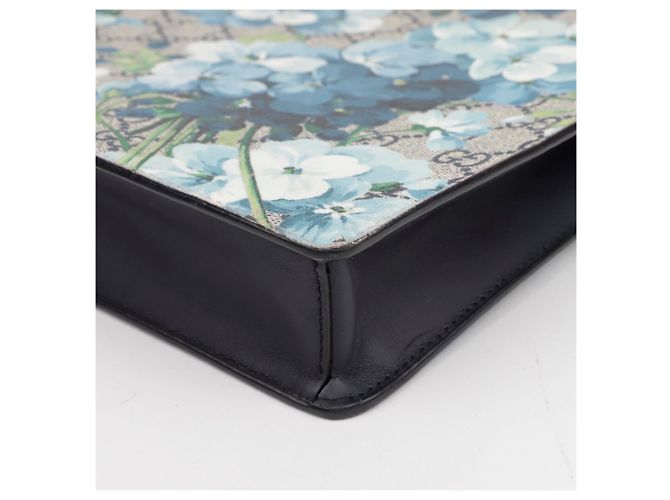 Gucci Clutch a tracolla GG Bloom Blu - vista 10