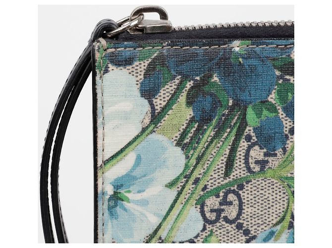 Gucci Clutch a tracolla GG Bloom Blu - vista 3