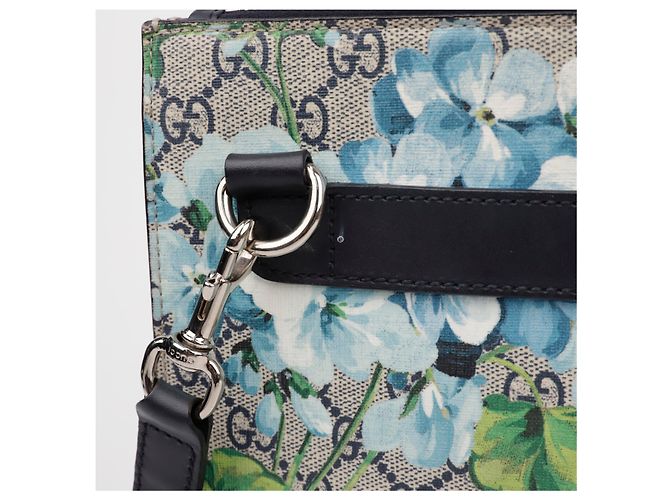 Gucci Clutch a tracolla GG Bloom Blu - vista 6