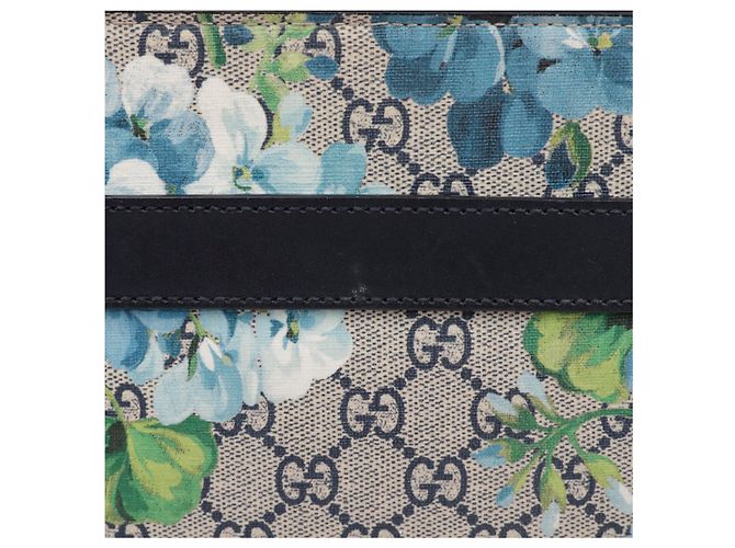 Gucci Clutch a tracolla GG Bloom Blu - vista 7