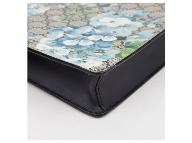 Gucci Clutch a tracolla GG Bloom Blu - vista 9