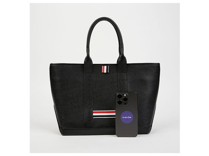 Thom Browne Petit sac cabas Tool Noir - vue 13