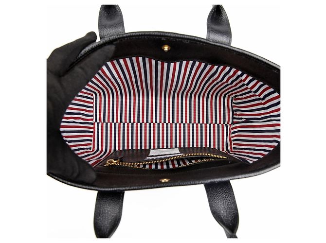 Thom Browne Petit sac cabas Tool Noir - vue 14