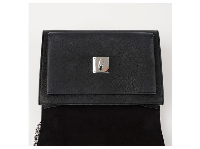 Louis Vuitton Borsa a tracolla e crossbody in pelle Mylockme Chain Black Nero - vista 11