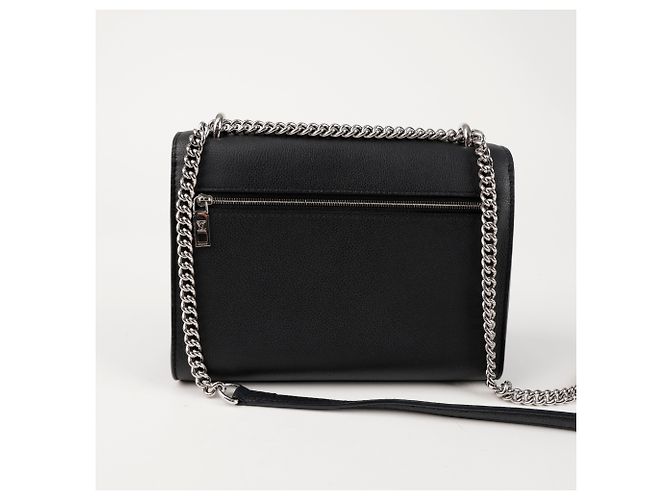 Louis Vuitton Borsa a tracolla e crossbody in pelle Mylockme Chain Black Nero - vista 4