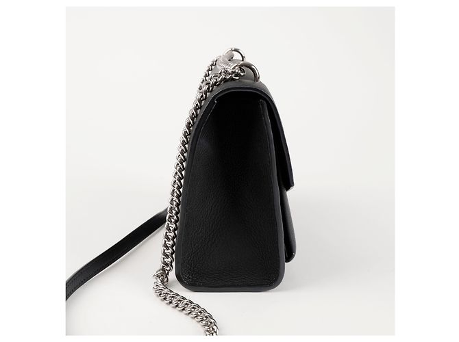 Louis Vuitton Borsa a tracolla e crossbody in pelle Mylockme Chain Black Nero - vista 6