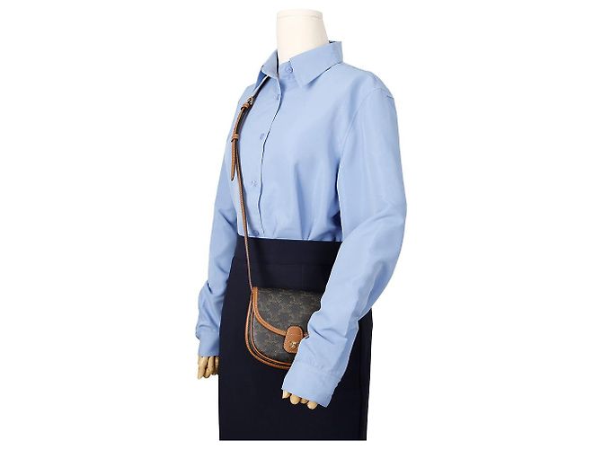 Céline Mini Borsa a Tracolla Crossbody Multicolore - vista 9