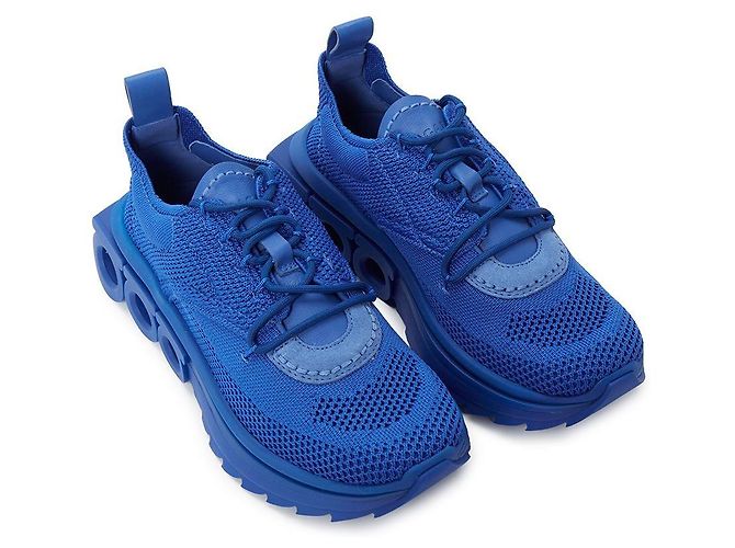 Salvatore Ferragamo Sneakers NIMA KNIT DENIM Blu - vista 4