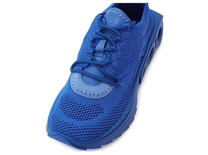 Salvatore Ferragamo Sneakers NIMA KNIT DENIM Blu - vista 8