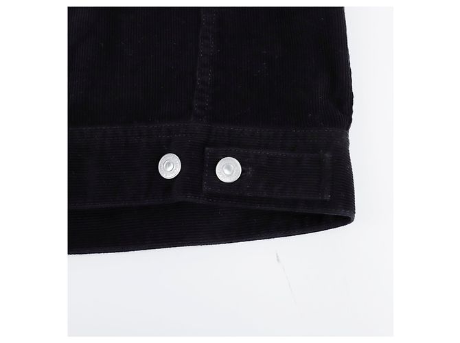 16 Céline Giacca Trucker in velluto a coste da uomo Nero - vista 11