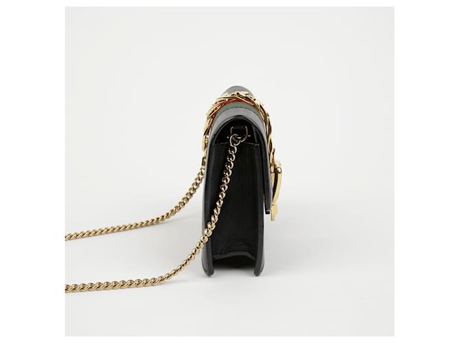 Gucci Mini Borsa a Spalla e a Tracolla con Catena Multicolore - vista 5