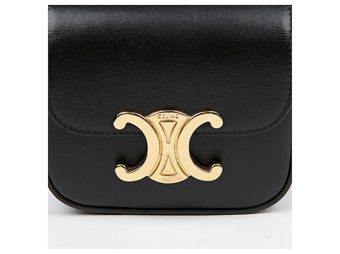 Céline Borsa a tracolla Claude Mini Nero - vista 3