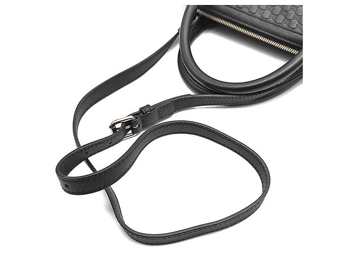 Gucci Micro Suede Dome Medium Preto - vista 5