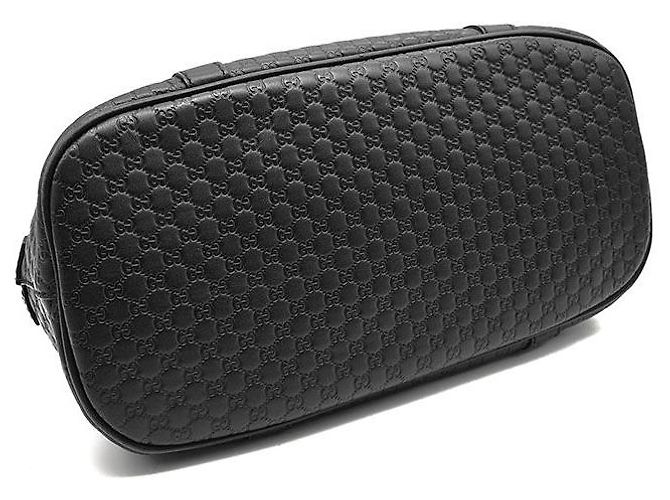 Gucci Micro Suede Dome Medium Preto - vista 7