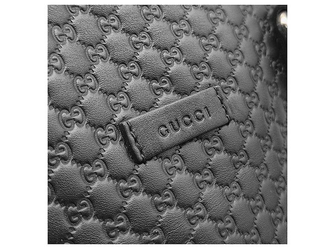 Gucci Micro Suede Dome Medium Preto - vista 8