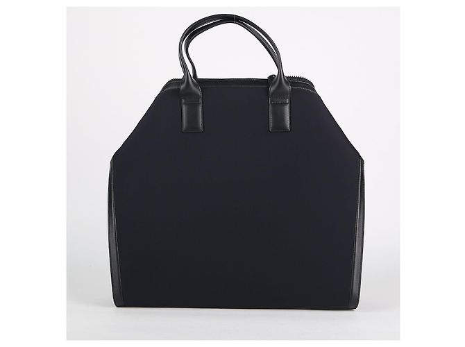Alexander Mcqueen Borsa Tote da Viaggio in Nylon Blu Navy - vista 3