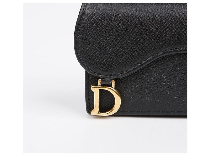 Saddle Dior Sattelklappen-Kartenetui Schwarz - Ansicht 3