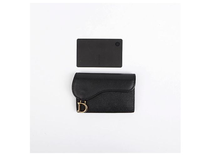 Saddle Dior Sattelklappen-Kartenetui Schwarz - Ansicht 9