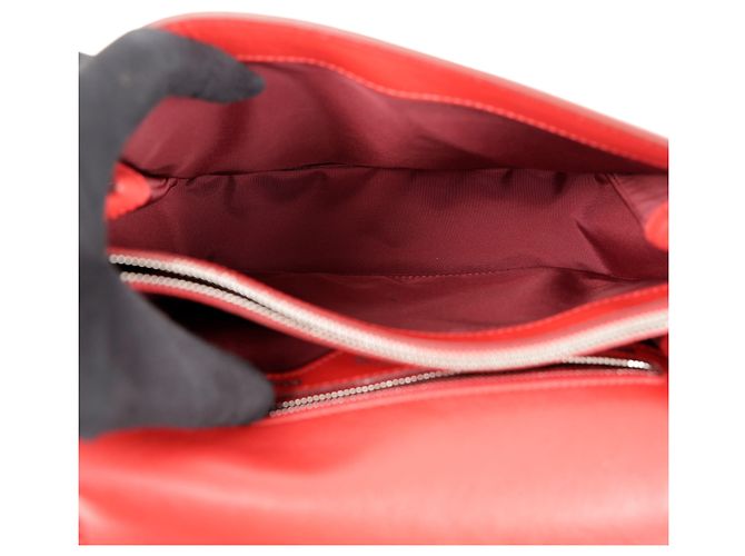 Tod's Borsa a tracolla con catena in pelle Rossa Rosso - vista 10