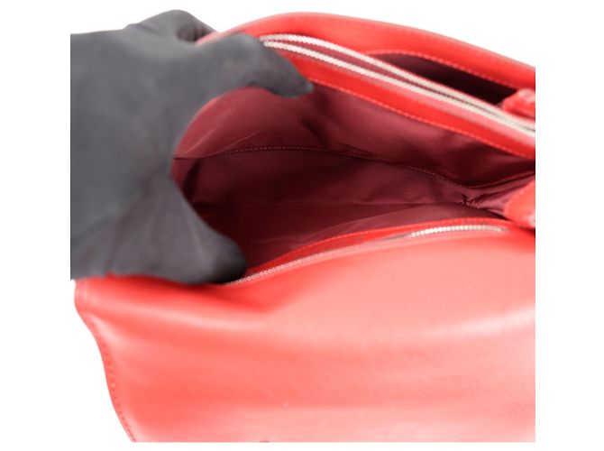 Tod's Borsa a tracolla con catena in pelle Rossa Rosso - vista 11