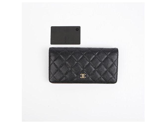 Timeless Chanel Cartera Larga Clásica con Sol Atemporal Negro - vista 13