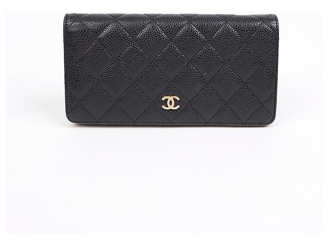 Timeless Chanel Cartera Larga Clásica con Sol Atemporal Negro - vista 2