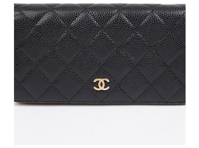 Timeless Chanel Cartera Larga Clásica con Sol Atemporal Negro - vista 3