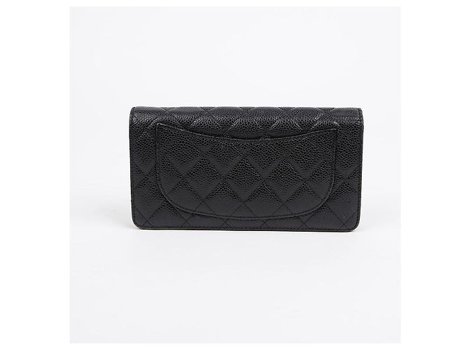 Timeless Chanel Cartera Larga Clásica con Sol Atemporal Negro - vista 4