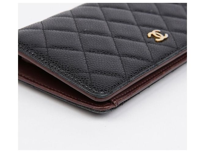 Timeless Chanel Cartera Larga Clásica con Sol Atemporal Negro - vista 8
