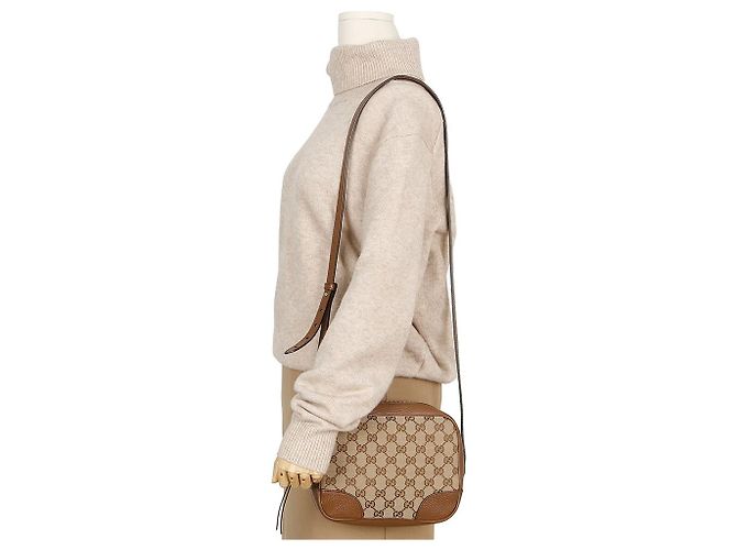 Gucci Borsa a tracolla Disco Marrone - vista 11