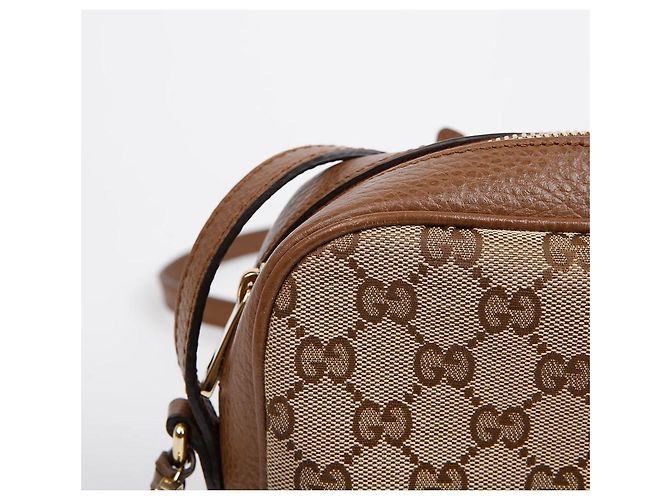 Gucci Borsa a tracolla Disco Marrone - vista 2