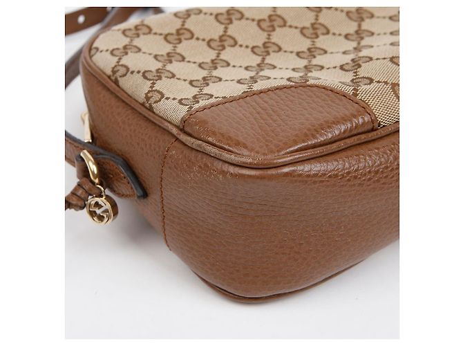 Gucci Borsa a tracolla Disco Marrone - vista 7