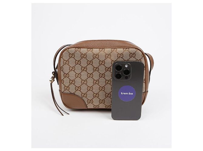 Gucci Borsa a tracolla Disco Marrone - vista 9