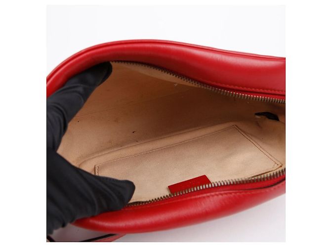 Gucci Piccola borsa a tracolla GG Marmont Rossa - vista 9