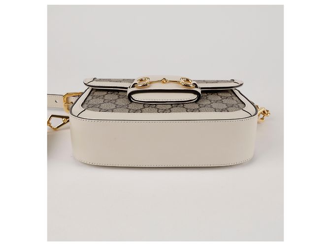 Horsebit 1955 Gucci Horsebit Mini Shoulder Bag White - view 5