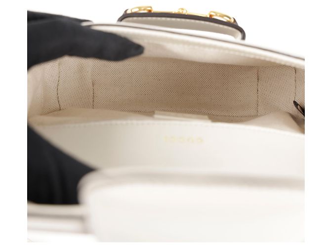 Horsebit 1955 Gucci Horsebit Mini Shoulder Bag White - view 7